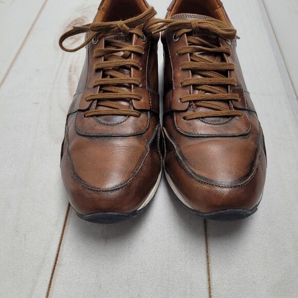 Pikolinos brown leather sneaker shoes dress oxford liverpool main image 6